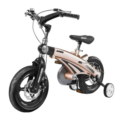 Children'S Bicycle Luxury Bike 2-9 Years Old Telescopic Folding Disc Brake Children'S Bicycle Magnesium Alloy Foldable Kids Bike