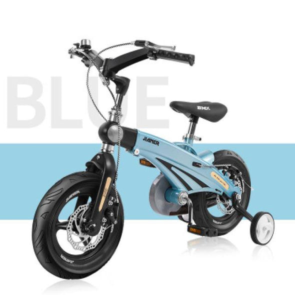 Children'S Bicycle Luxury Bike 2-9 Years Old Telescopic Folding Disc Brake Children'S Bicycle Magnesium Alloy Foldable Kids Bike