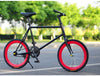 CHREAL Adult Student Fixed Gear Bicycle Mountain Bike Sport Cycling Road Bicycle Men 20 Inch Spoke Wheel Double V Brake Ride