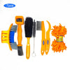 8 PCS Bike Chain Cleaner Clean Machine Brushes Cycling Cleaning Kit Bicycle Brush Maintenance Tool for Mountain, Road, City, BMX