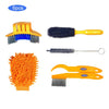 8 PCS Bike Chain Cleaner Clean Machine Brushes Cycling Cleaning Kit Bicycle Brush Maintenance Tool for Mountain, Road, City, BMX