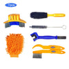 8 PCS Bike Chain Cleaner Clean Machine Brushes Cycling Cleaning Kit Bicycle Brush Maintenance Tool for Mountain, Road, City, BMX