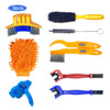 8 PCS Bike Chain Cleaner Clean Machine Brushes Cycling Cleaning Kit Bicycle Brush Maintenance Tool for Mountain, Road, City, BMX