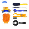 8 PCS Bike Chain Cleaner Clean Machine Brushes Cycling Cleaning Kit Bicycle Brush Maintenance Tool for Mountain, Road, City, BMX