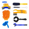8 PCS Bike Chain Cleaner Clean Machine Brushes Cycling Cleaning Kit Bicycle Brush Maintenance Tool for Mountain, Road, City, BMX