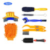 8 PCS Bike Chain Cleaner Clean Machine Brushes Cycling Cleaning Kit Bicycle Brush Maintenance Tool for Mountain, Road, City, BMX
