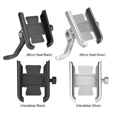 Universal Metal Bike Phone Rack Aluminum Alloy Bicycle Mobile Phone Holder Motorcycle Bike Handlebar Mount