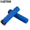 1 Pair Bike Grips Handlebar Grips MTB Mountain Bike Cycle Bicycle Lock Aluminum Alloy Durable BMX Rubber Grip Anti-Slip Parts